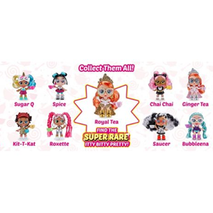 عروسک سورپرایزی Itty Bitty Prettys مدل Tea Party بزرگ با 25 سورپرایز -اسباب بازی